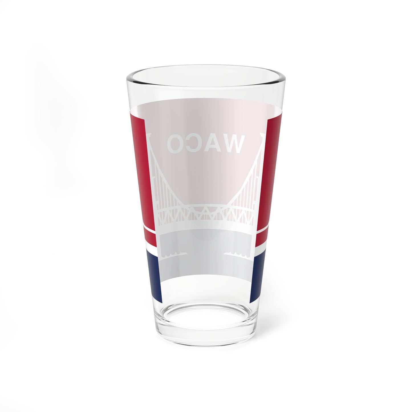 Flag of Waco, Texas - Pint Glass 16oz
