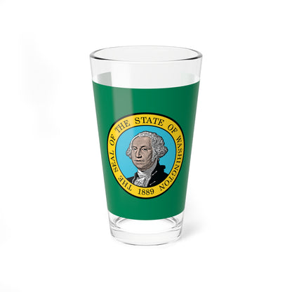 Washington State Flag (United States) Pint Glass 16oz