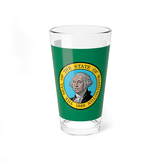 Washington State Flag (United States) Pint Glass 16oz