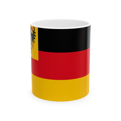 War ensign of the German Empire Navy 1848-1852 (Germany) White Coffee Mug