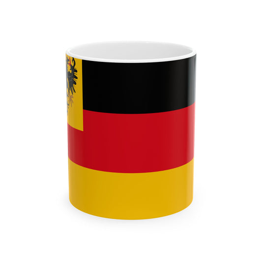 War ensign of the German Empire Navy 1848-1852 (Germany) White Coffee Mug