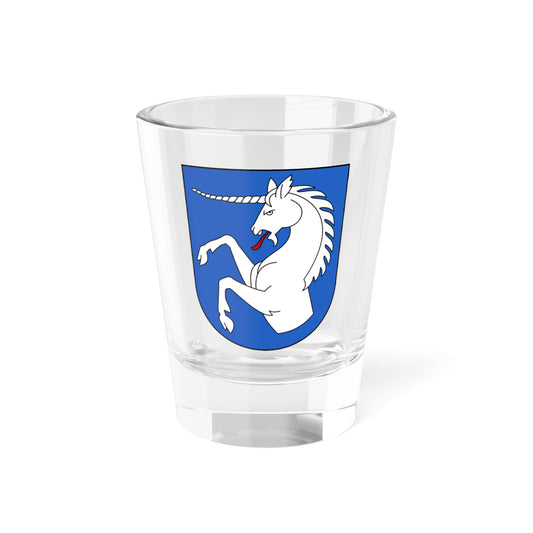 Humlikon-blazon (Switzerland) (Coat of Arms) Shot Glass 1.5oz