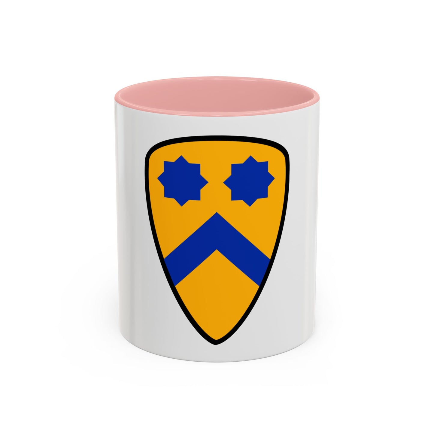 US 2nd Cavalry Division (U.S. Army) Accent Coffee Mug