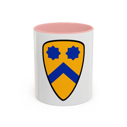 US 2nd Cavalry Division (U.S. Army) Accent Coffee Mug
