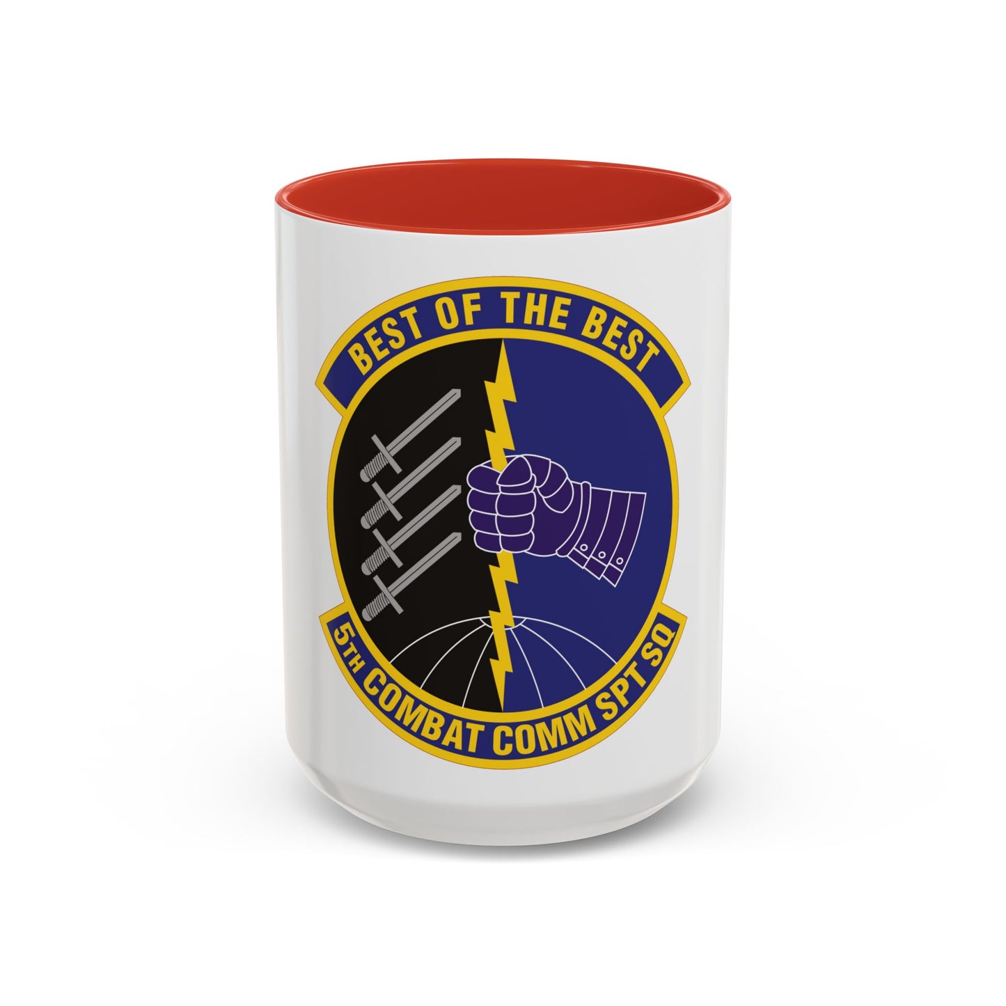 5 Combat Communications Support Squadron ACC (U.S. Air Force) Accent Coffee Mug