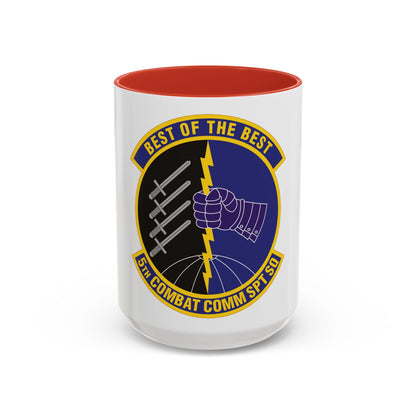 5 Combat Communications Support Squadron ACC (U.S. Air Force) Accent Coffee Mug