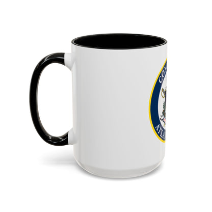 COMMANDER ATLANTIC AREA (U.S. Coast Guard) Accent Coffee Mug