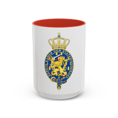 Coat of arms of the Eerste Kamer - Accent Coffee Mug