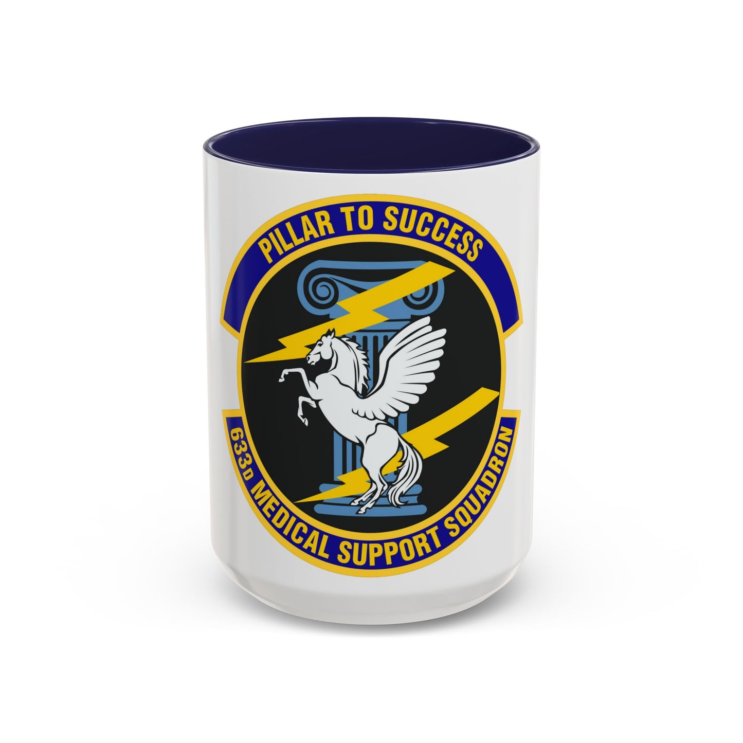 633d Medical Support Squadron (U.S. Air Force) Accent Coffee Mug