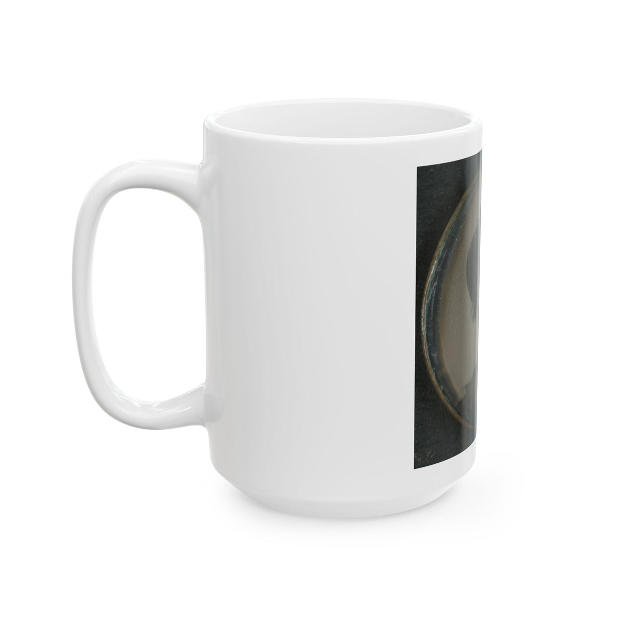 Unidentified Cavalry Soldier In Union Uniform With Sword (U.S. Civil War) White Coffee Mug