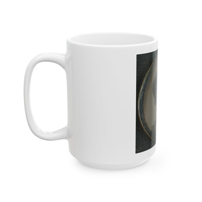 Unidentified Cavalry Soldier In Union Uniform With Sword (U.S. Civil War) White Coffee Mug