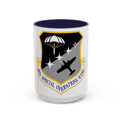 492 Special Operations Wing AFSOC (U.S. Air Force) Accent Coffee Mug