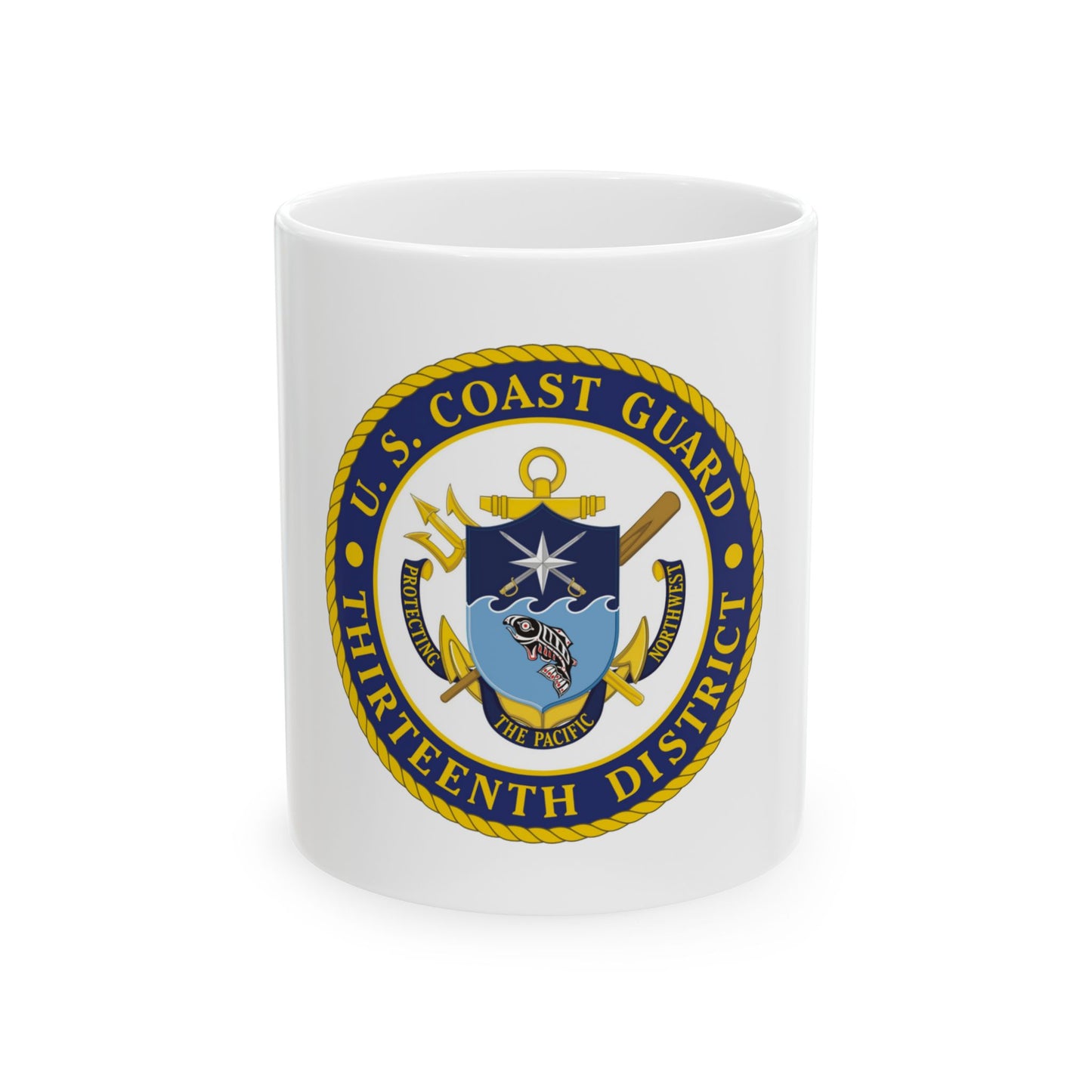 USCG Thirteenth District (U.S. Coast Guard) White Coffee Mug