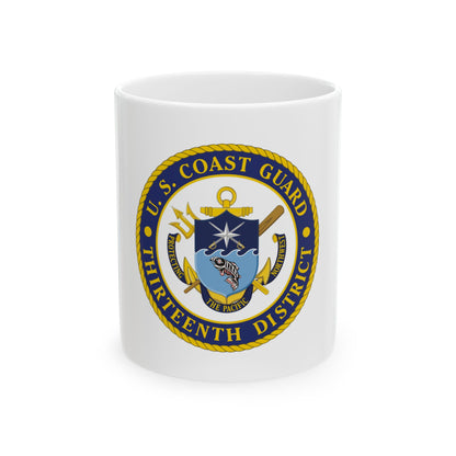 USCG Thirteenth District (U.S. Coast Guard) White Coffee Mug