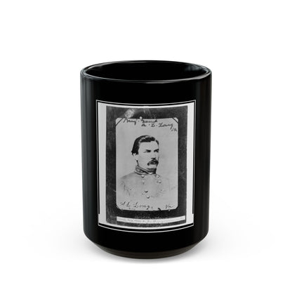 Brig.-Gen. A.L. Long, Va. (U.S. Civil War) Black Coffee Mug