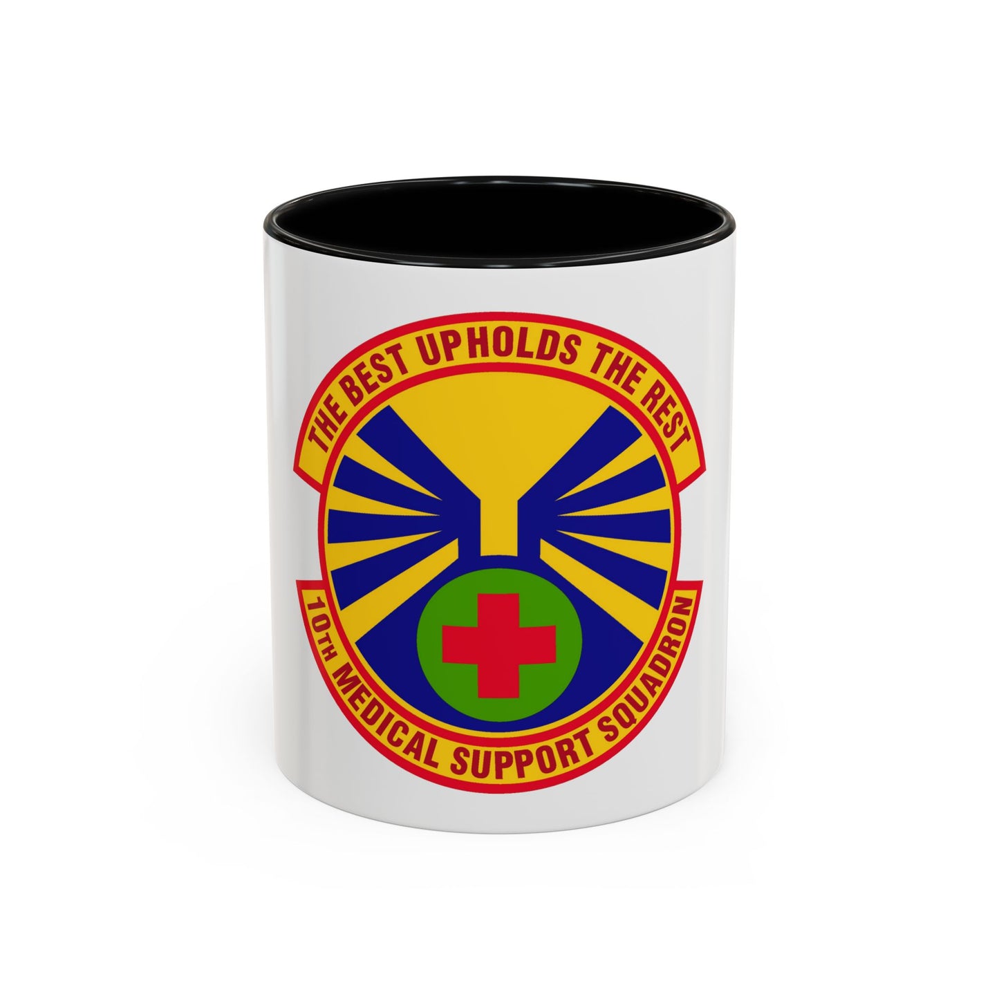 10th Medical Support Squadron (U.S. Air Force) Accent Coffee Mug