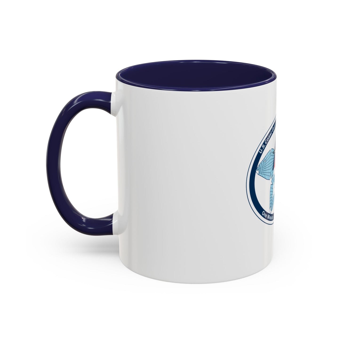 USCG National Matitime Center (U.S. Coast Guard) Accent Coffee Mug
