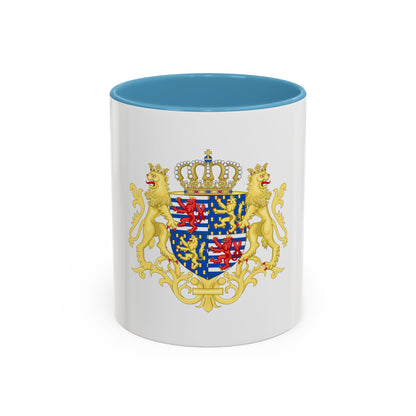 Middle coat of arms of the Grand Duke of Luxembourg (2000) - Accent Coffee Mug