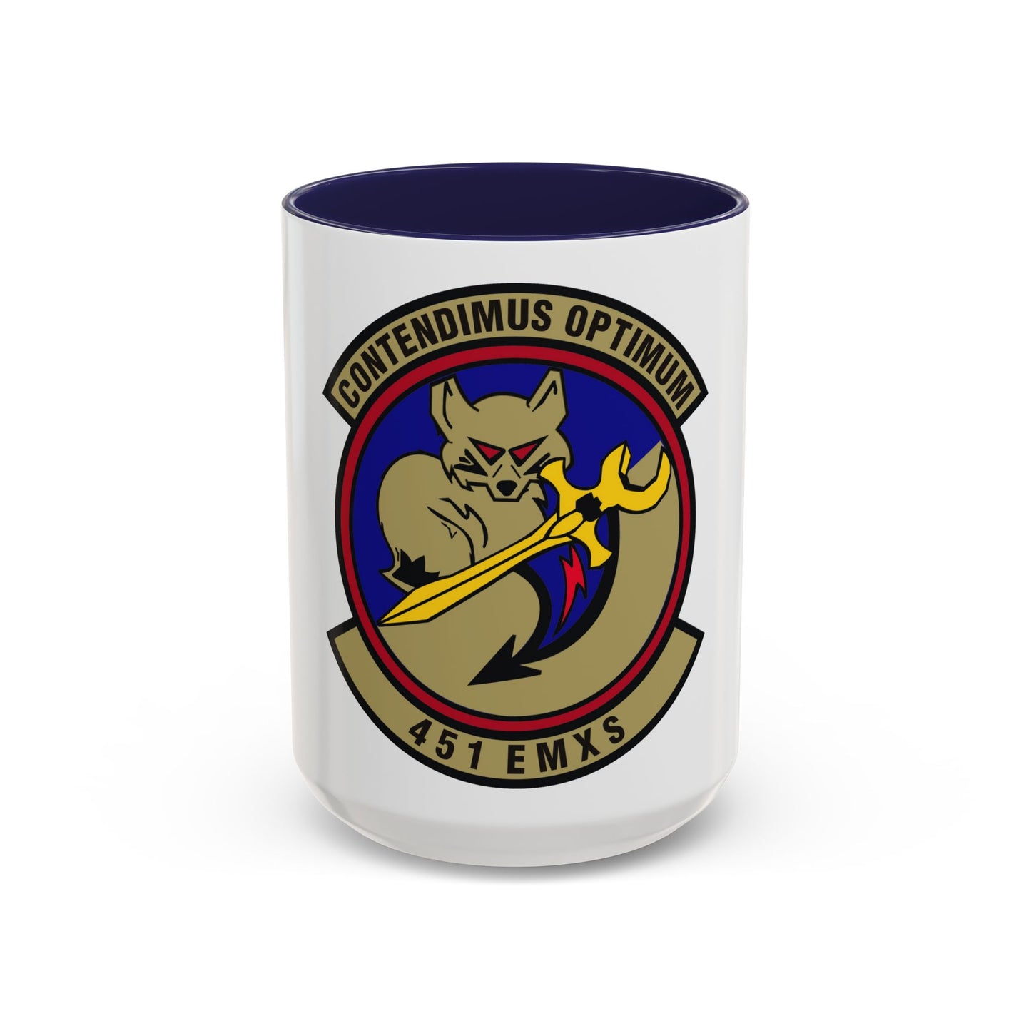 451st Expeditionary Maintenance Squadron (U.S. Air Force) Accent Coffee Mug