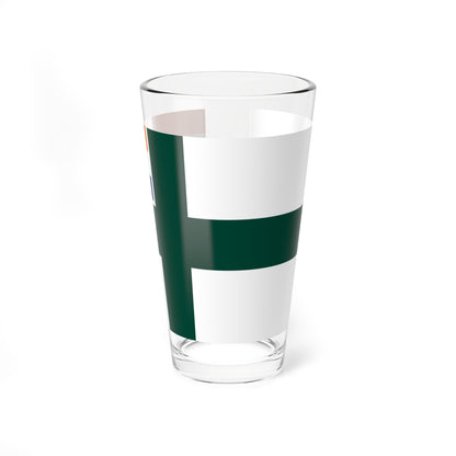 Naval Ensign of South Africa 1959-1981 (South Africa) Pint Glass 16oz