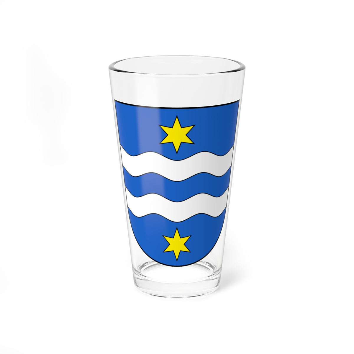 Nesslau-blazon (Switzerland) (Coat of Arms) Pint Glass 16oz