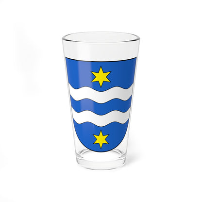 Nesslau-blazon (Switzerland) (Coat of Arms) Pint Glass 16oz