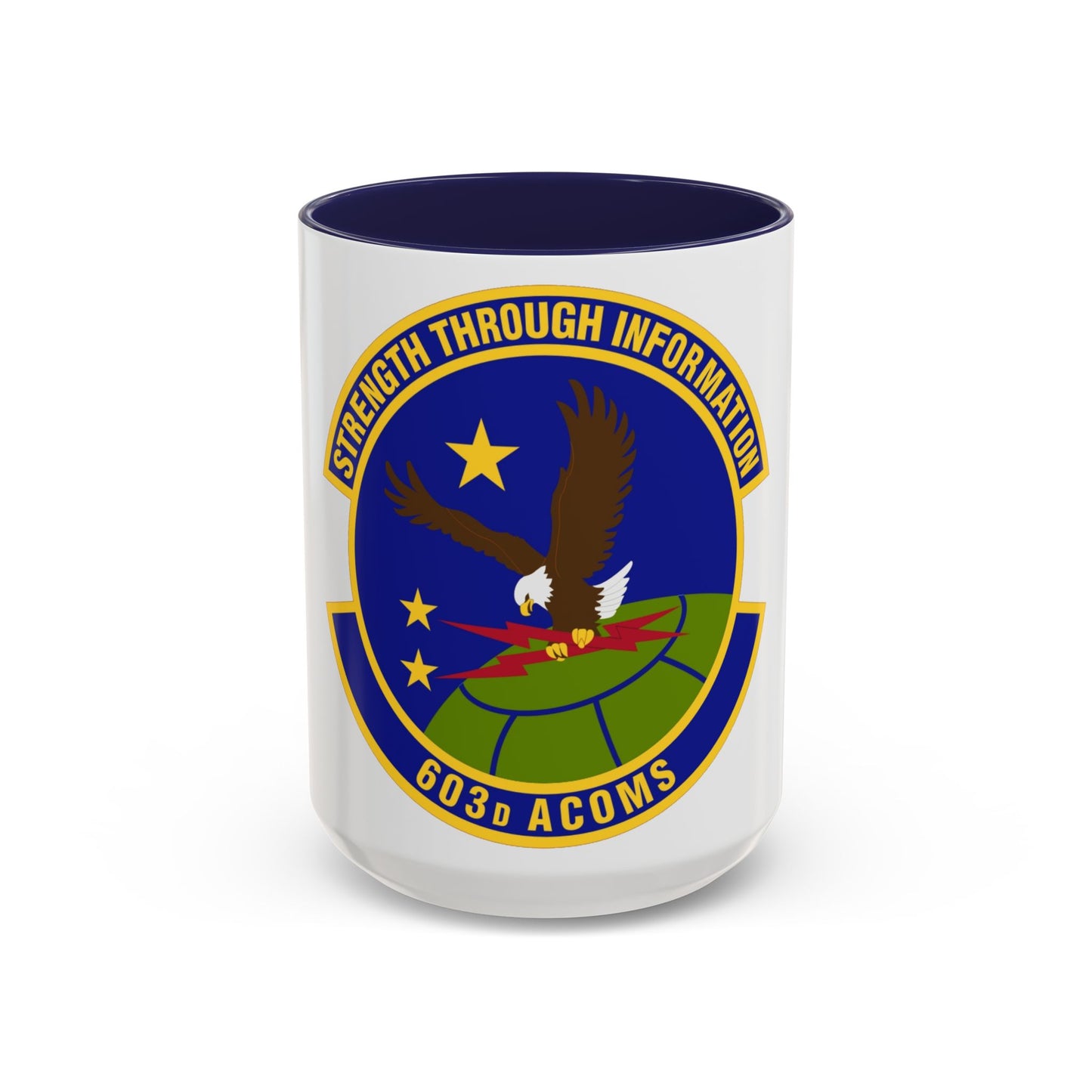 603d Air Communications Squadron (U.S. Air Force) Accent Coffee Mug