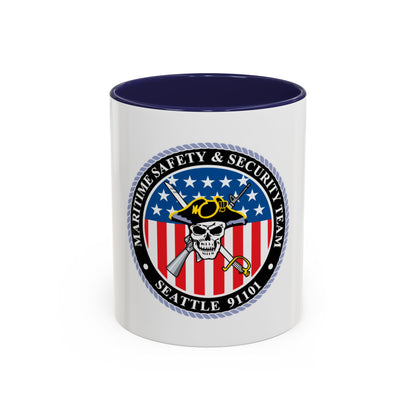 Maritime Safety & Security Team Seattle MSST (U.S. Coast Guard) Accent Coffee Mug
