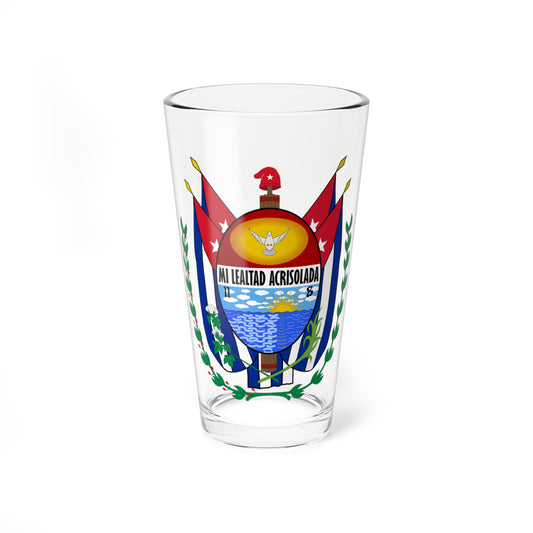 Coat of Santici Spíritus (Cuba) (Coat of Arms) Pint Glass 16oz