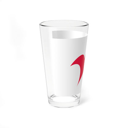 Flag of Nagato Yamaguchi red (Japan) Pint Glass 16oz