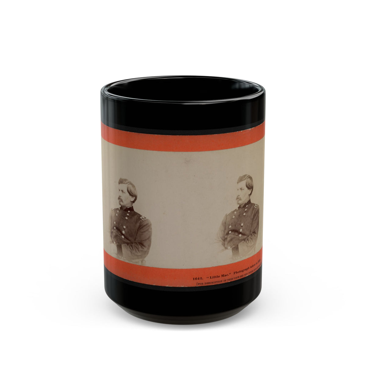 Little Mac  001 (U.S. Civil War) Black Coffee Mug