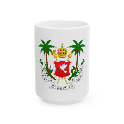 Coat of arms of the Kingdom of Fiji (1871-1874) - White Coffee Mug