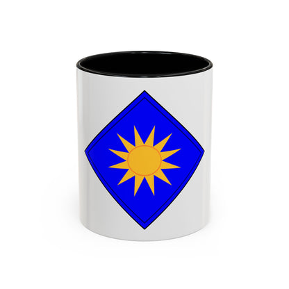 40th Infantry Division CSIB (U.S. Army) Accent Coffee Mug