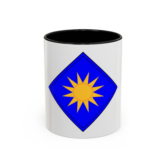 40th Infantry Division CSIB (U.S. Army) Accent Coffee Mug
