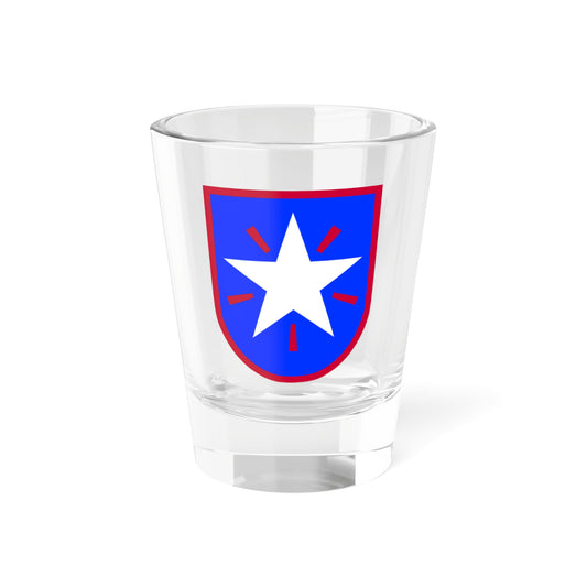 Verre à liqueur de la 36e brigade d'infanterie (armée américaine) 1,5 oz