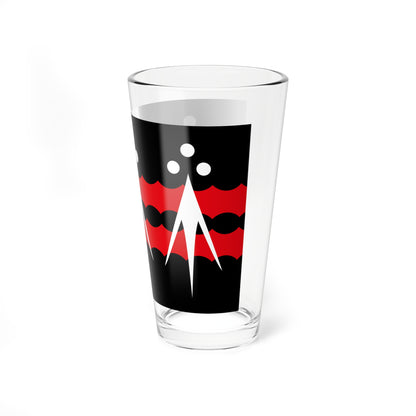 Pays de Lorient traditional district flag (France) Pint Glass 16oz