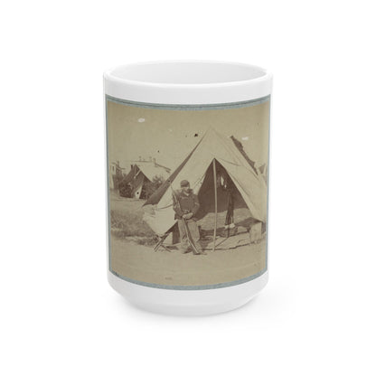 22d New York State Militia Near Harpers Ferry, Va., 1861 I.E.1862 001 (U.S. Civil War) White Coffee Mug