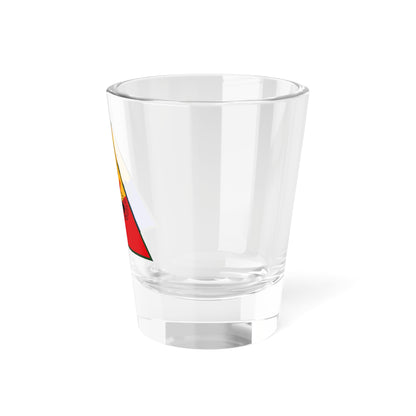 Verre à liqueur de la 13e division blindée (armée américaine) 1,5 oz