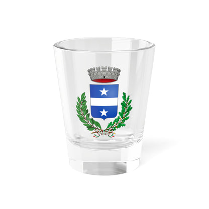 Piana di Monte Verna-Stemma (Italy) (Coat of Arms) Shot Glass 1.5oz