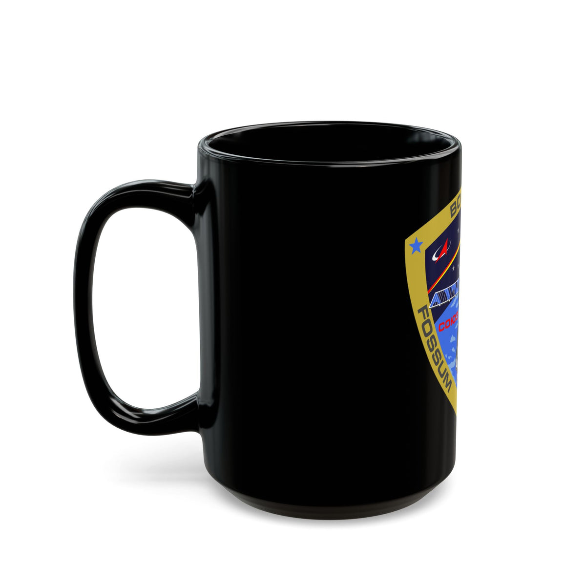 Soyuz TMA-02M (Soyuz Programme) Black Coffee Mug