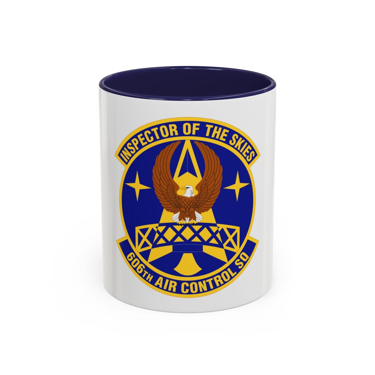 606th Air Control Squadron (U.S. Air Force) Accent Coffee Mug