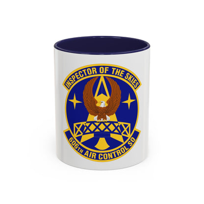 606th Air Control Squadron (U.S. Air Force) Accent Coffee Mug
