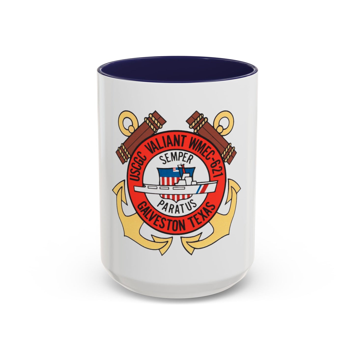 USCGC Valiant WMEC 621 (U.S. Coast Guard) Accent Coffee Mug