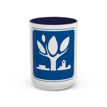 Seal of Naperville Illinois - Accent Coffee Mug
