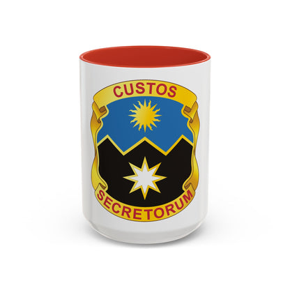 115 Military Intelligence Group (U.S. Army) Accent Coffee Mug