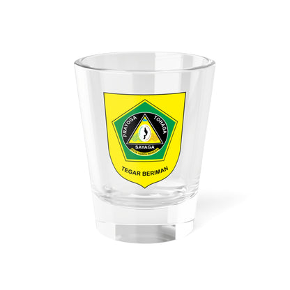 Lambang Kabupaten Bogor (Indonesia) (Coat of Arms) Shot Glass 1.5oz