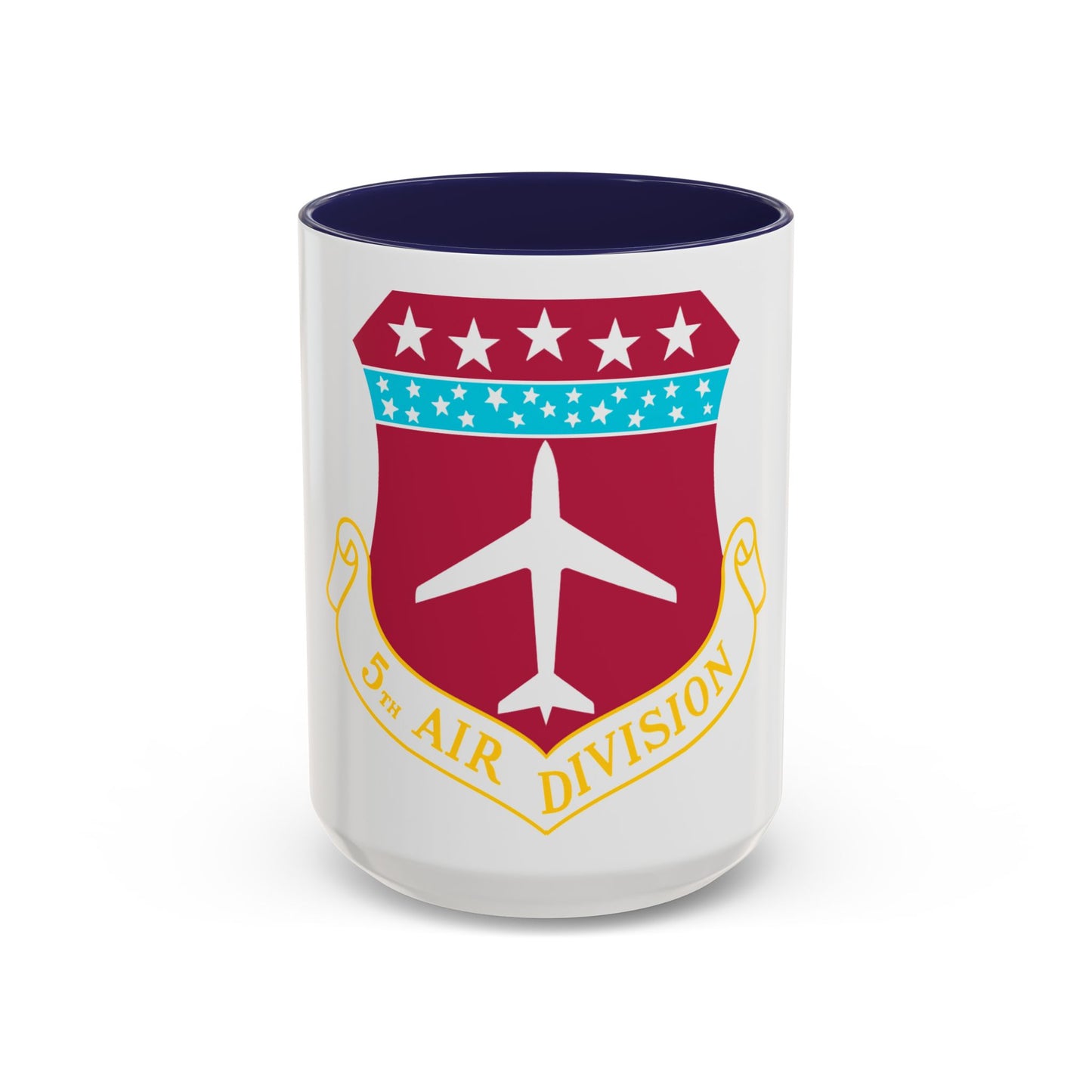 5th Air Division (U.S. Air Force) Accent Coffee Mug
