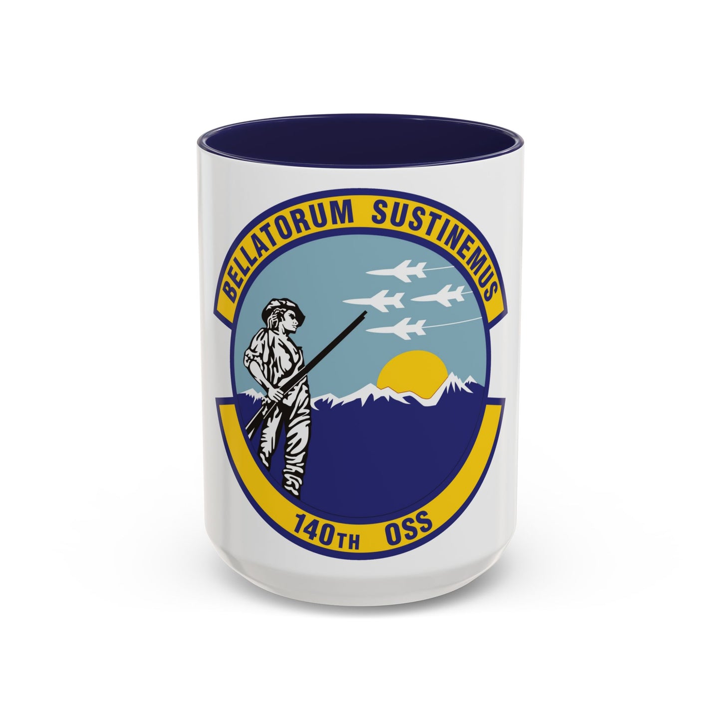 140th Operations Support Squadron (U.S. Air Force) Accent Coffee Mug