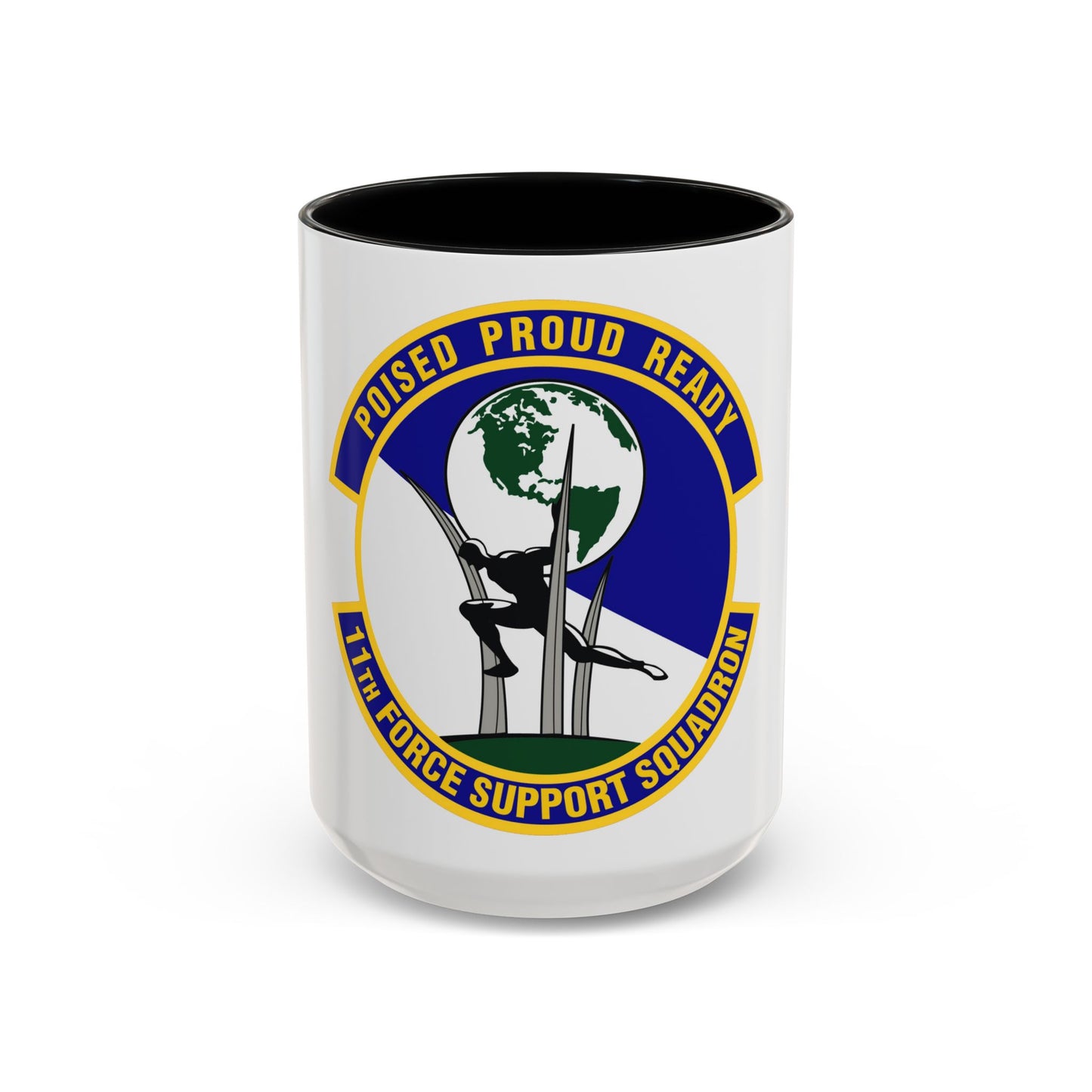 11th Force Support Squadron (U.S. Air Force) Accent Coffee Mug