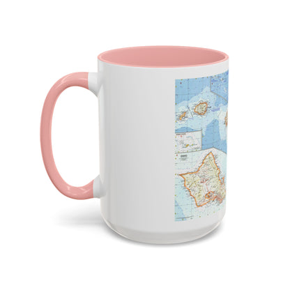USA - Hawaii (1960) (Map) Accent Coffee Mug